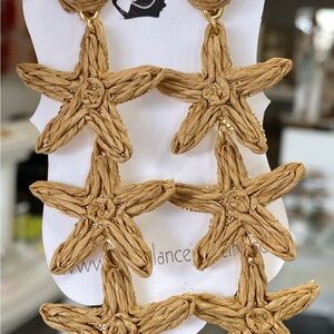 Starfish Woven Earrings